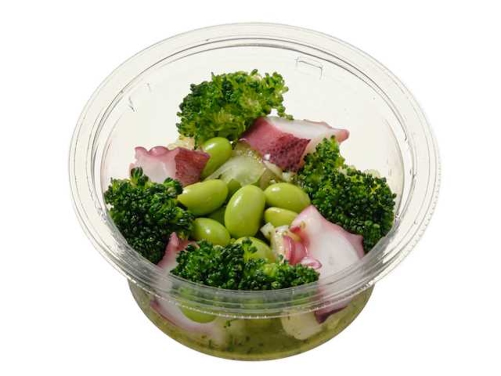 「たことブロッコリーバジルサラダ」税込み300円（沖縄県除く）