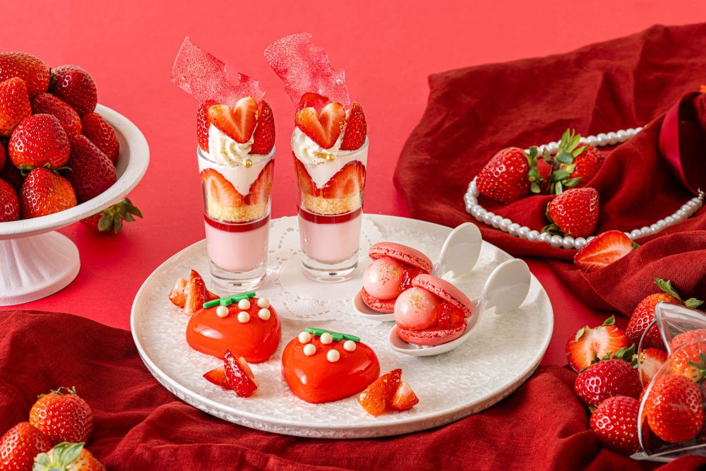 「あまりん&べにたま ストロベリーアフタヌーンティー」イメージ