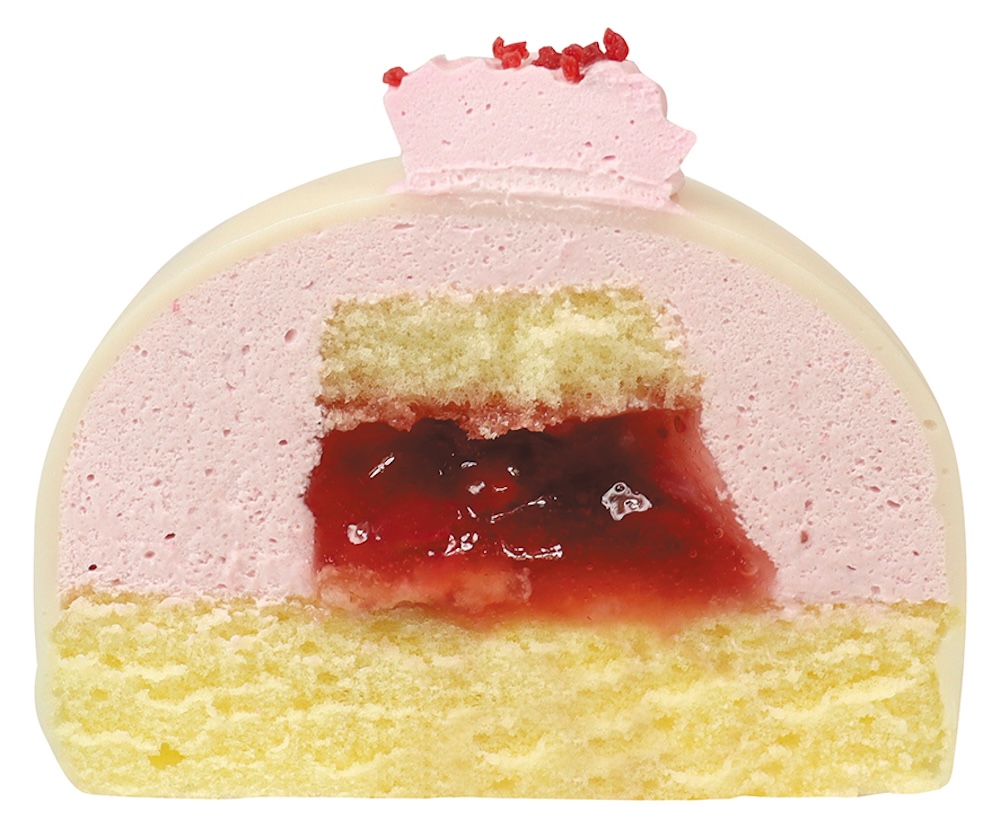 2026年1月22日〜1月31日に販売される「Monthly season DREAM STORY ~苺のドームケーキ~」税込み745円