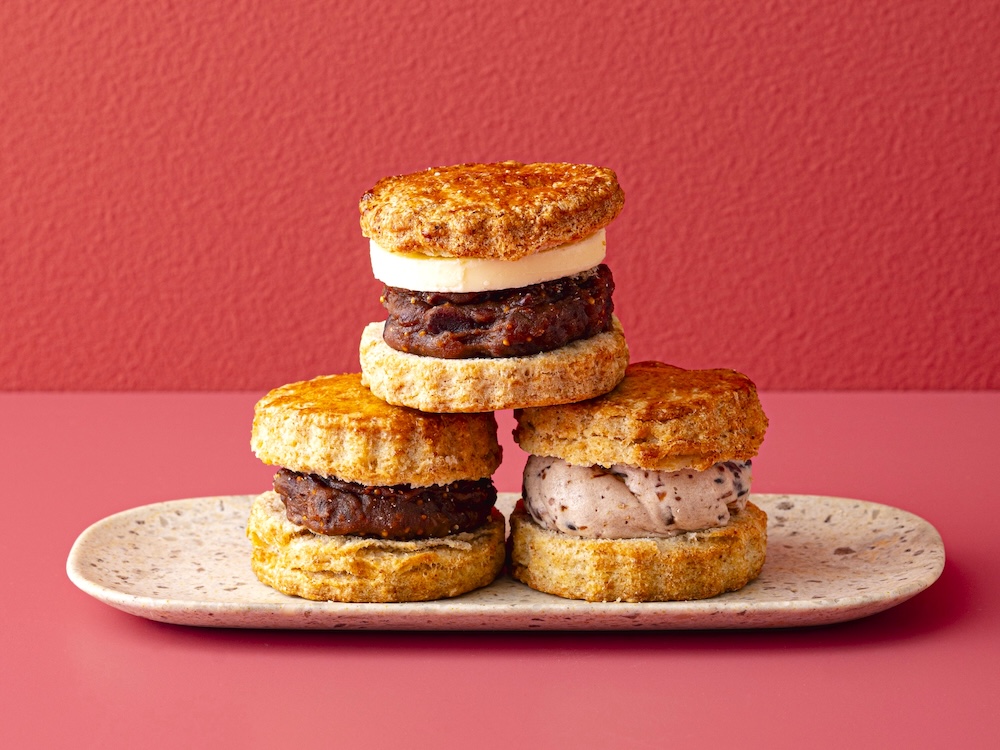 「an and an」の「あんバタースコーンサンド無花果」3個入り・税込み1,728円