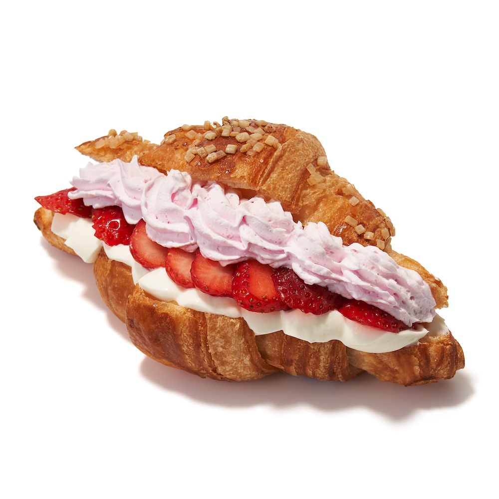 「Petrichor Bakery and Cafe」の「とちあいか®のケーキ風クロワッサンサンド」税込み590円