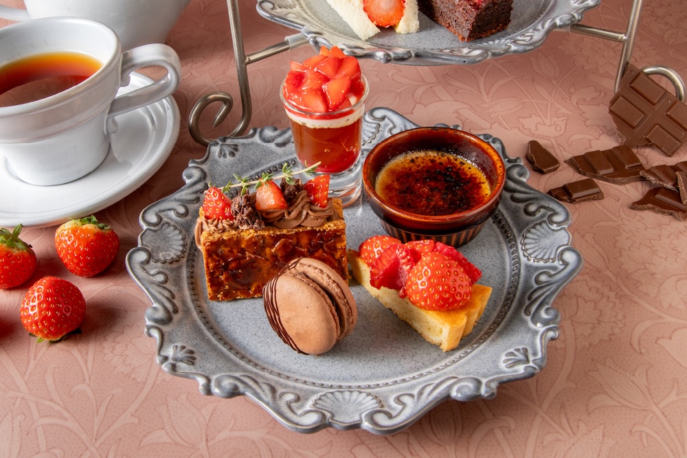 「苺とショコラのアフタヌーンティー」イメージ