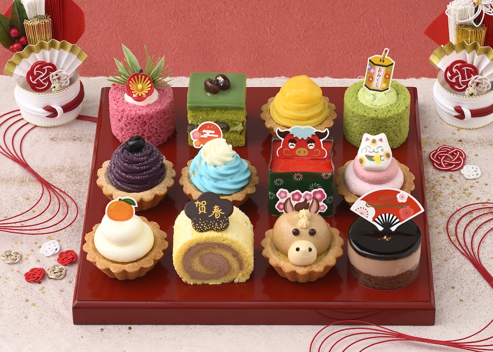 プチケーキアソート「スイーツおせち」イメージ