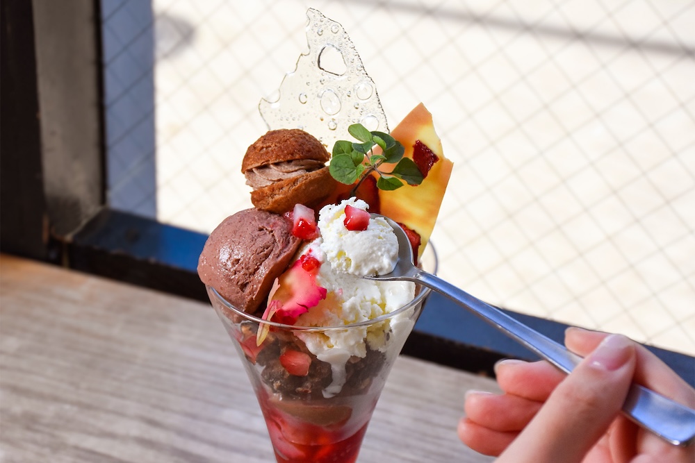 「Bean to Bar チョコレートパフェ -CACAO JOURNEY-」冬Ver.のイメージ