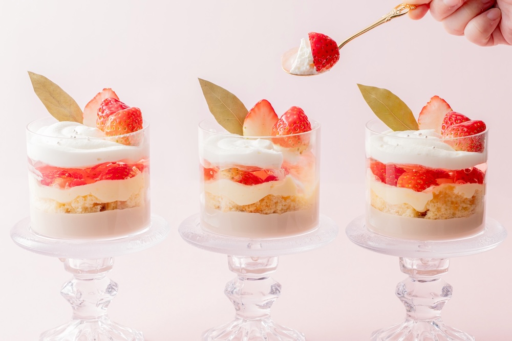 2026年1月6日〜1月31日に展開される「苺のパルフェ」税込み780円