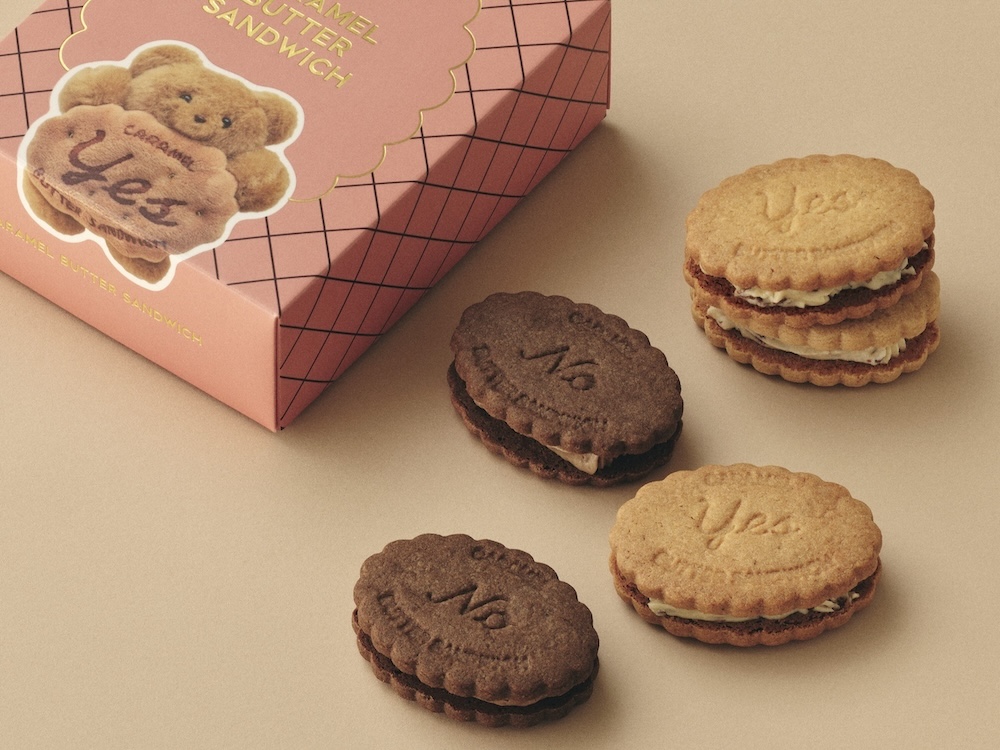 「(NO) RAISIN SANDWICH」の「キャラメルバターサンドイッチ」4個入り・税込み1,580円