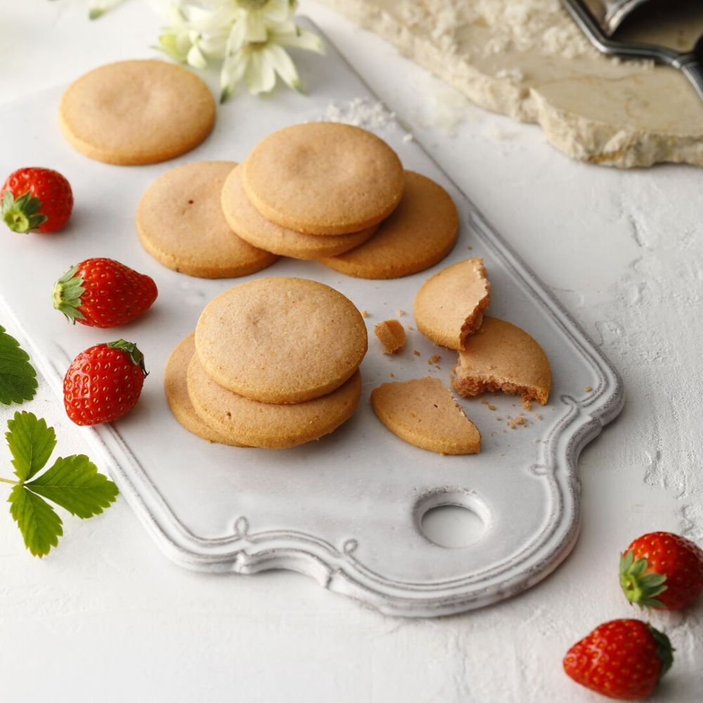 「御用邸ストロベリーチーズクッキー」2枚入り・税込み340円～