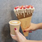 「クレープとエスプレッソと～れいわ～」ショコラ生地を使ったメニューのイメージ