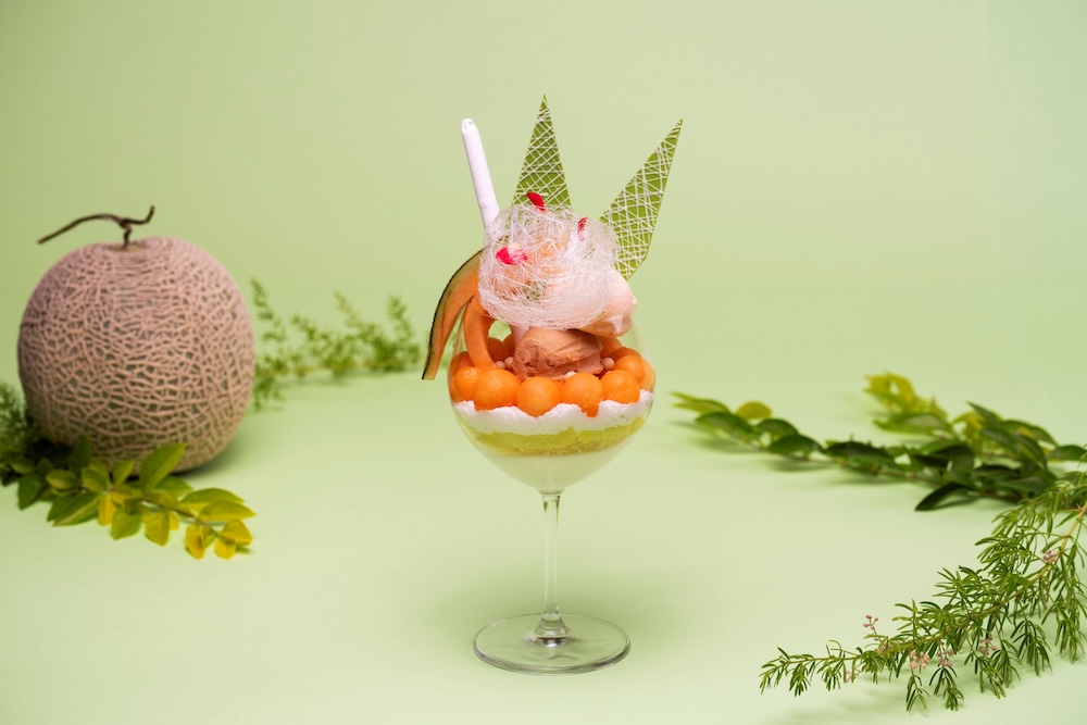 「南国の旬を味わう、メロンパフェ」イメージ