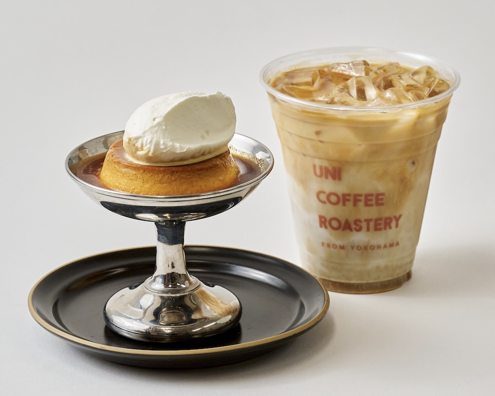 「＜Aセット＞カフェラテ（アイス）＋ かためのプリン」税込み1,100円