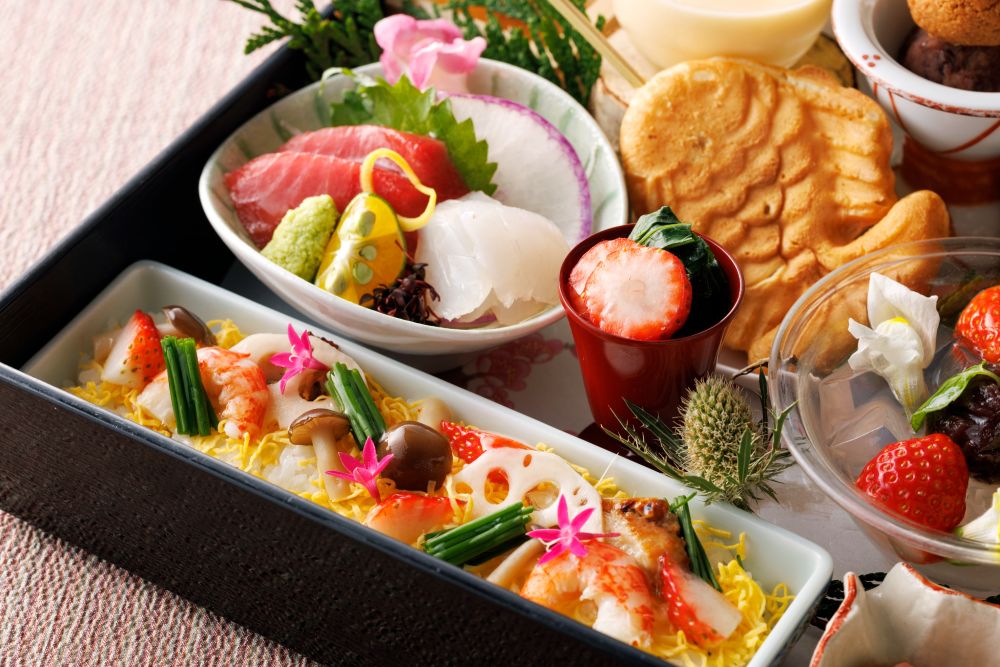 「和のアフタヌーンティー 箱庭～苺ICHIGO～」イメージ