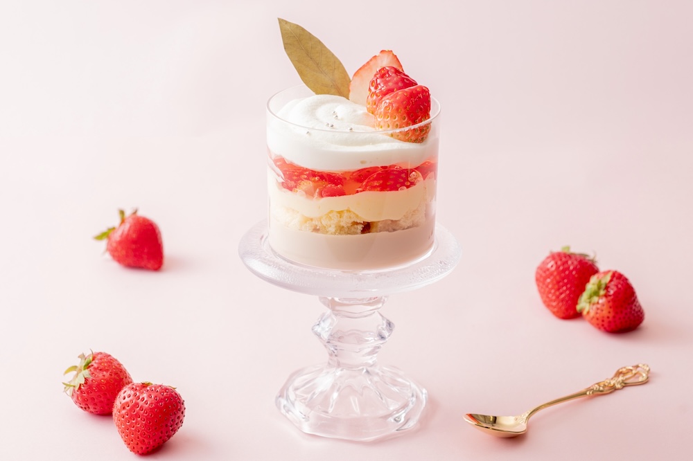 2026年1月6日〜1月31日に展開される「苺のパルフェ」税込み780円