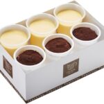 テイクアウト用「プレミアムスイーツBOX」税込み2,180円（プレミアムプリン3個、新とろ生ティラミス3個）