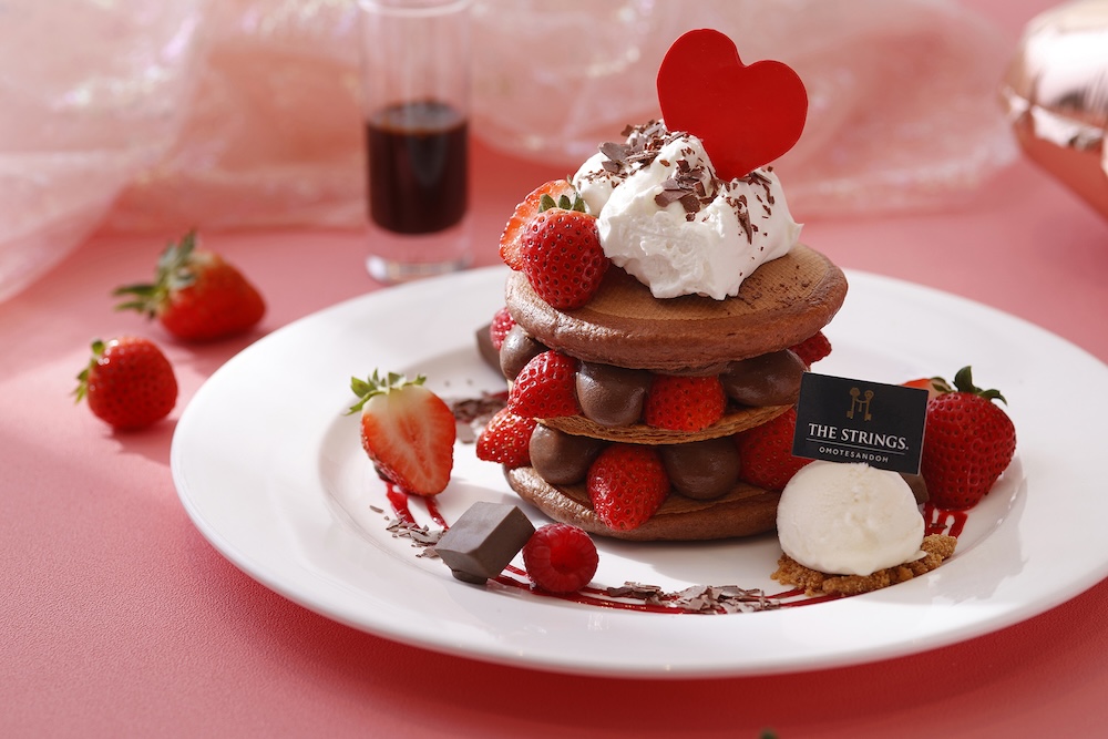 「メルティーラブ ストロベリー&ショコラパンケーキ」イメージ