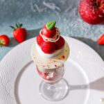 「りんご&いちごの白雪パフェ」イメージ