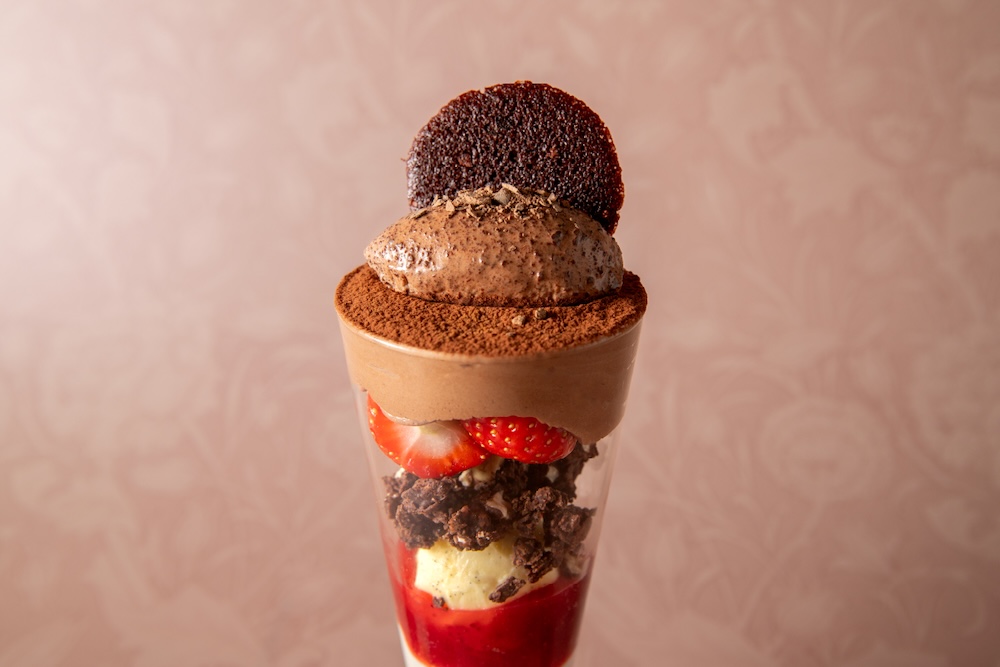 「パルフェショコラ　苺とカカオティーのジュレ」イメージ