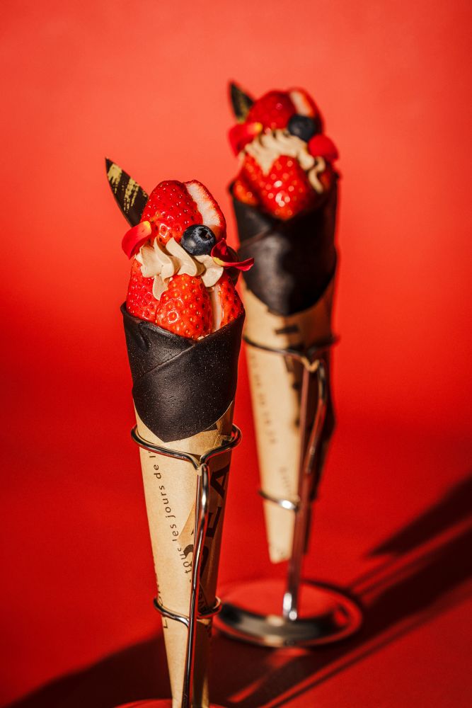 「いちごバレンタインアフタヌーンティー～Rouge et Noir～」イメージ