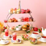 2026年1月4日まで展開されるペントハウスラウンジ「ベイコートカフェ」の「アフタヌーンティーセット～いちご＆チョコレート～」6,600円〜