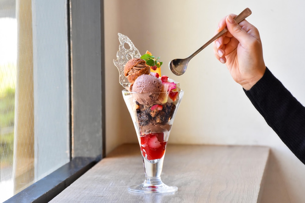 「Bean to Bar チョコレートパフェ -CACAO JOURNEY-」冬Ver.のイメージ