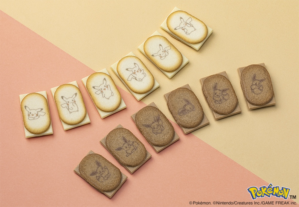 「ポケモン東京ばな奈 はみ出しチョコのクッキーサンド」24枚入り・税込み2,592円(C)Pokémon. (C)Nintendo/Creatures Inc./GAME FREAK inc.