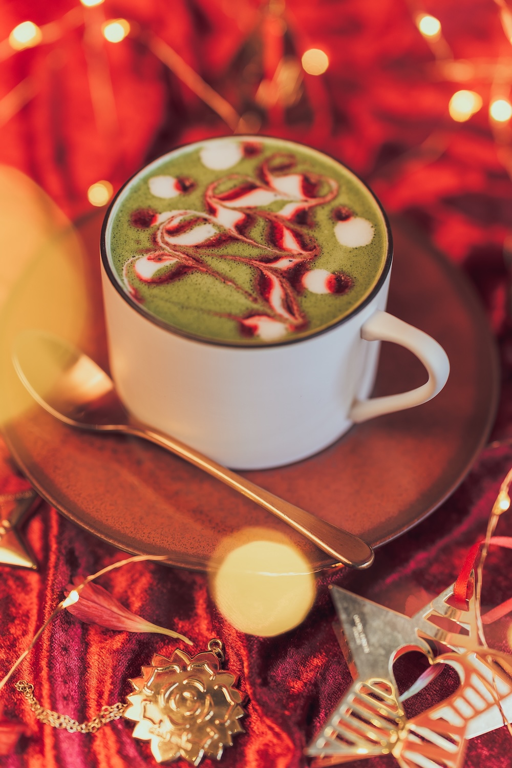 「抹茶ラテ　〜Xmas ver.〜」税込み1,000円（中目黒）