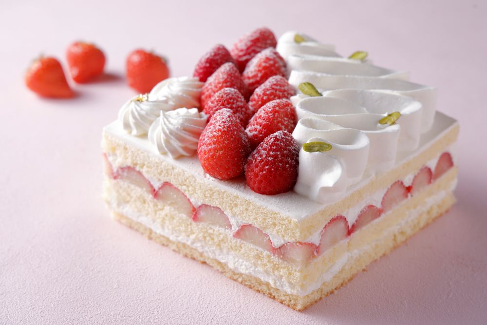 「ストロベリー ショートケーキ」1カット・税込み1,350円、ホール・税込み7,200円