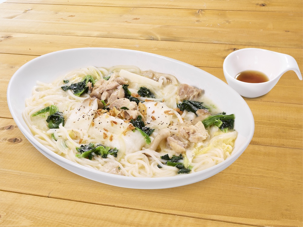 「チキンと冬野菜の白いスープヌードル」税込み1,280円