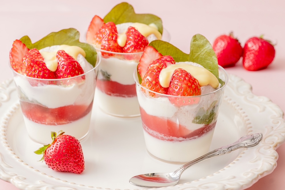 2026年1月6日〜1月31日に展開される「苺のムース」税込み570円