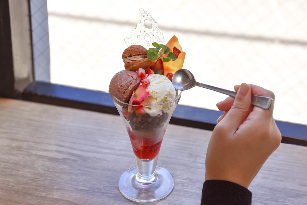 「Bean to Bar チョコレートパフェ -CACAO JOURNEY-」冬Ver.のイメージ