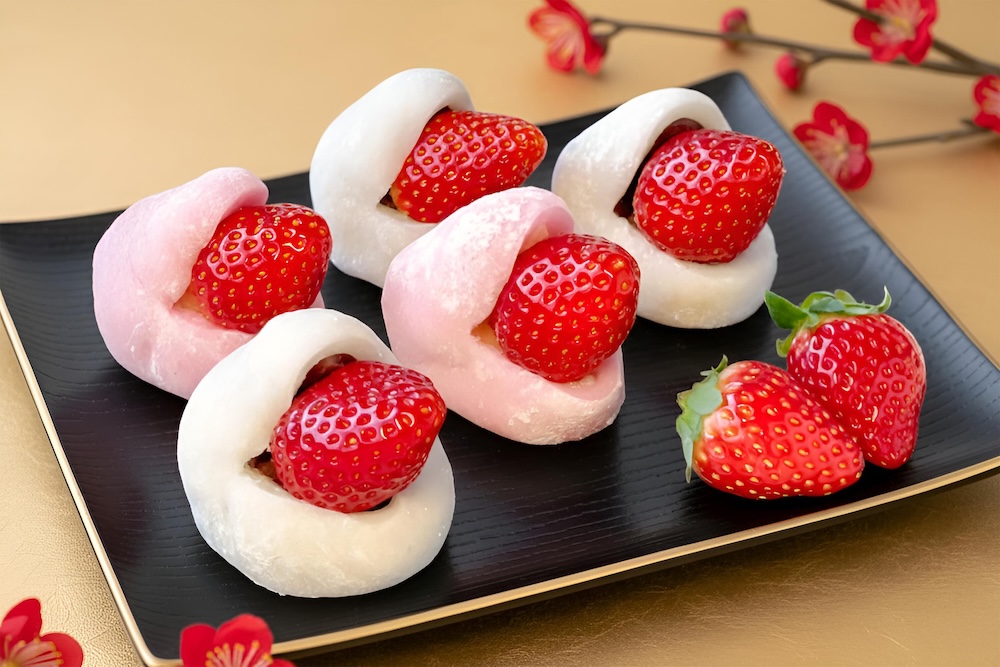 「紅白苺大福」イメージ