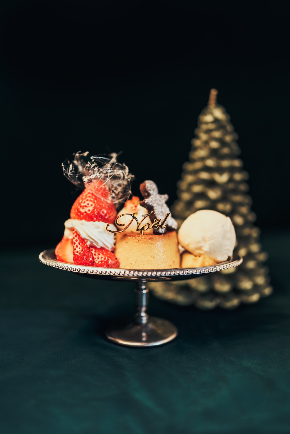 「蜜芋のプリンアラモード 〜Xmas ver.〜」税込み1,800円（中目黒）