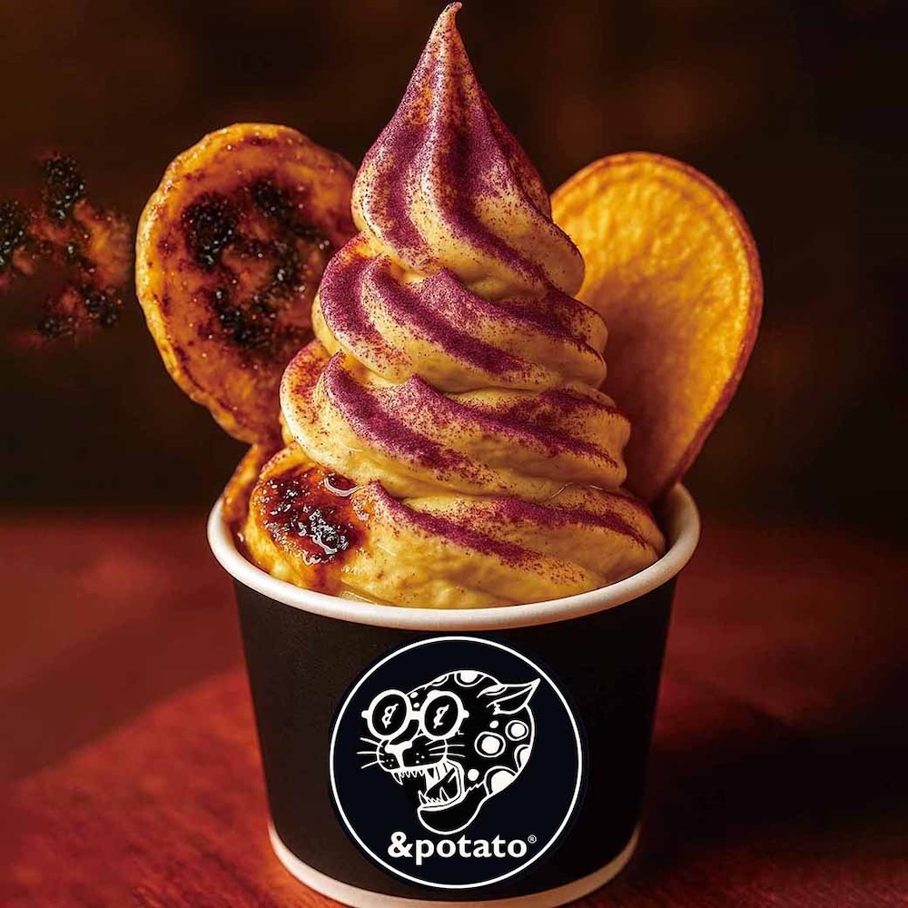 「＆potato」のそごう横浜店４０周年特別「濃厚蜜芋焼きまんソフト」950円