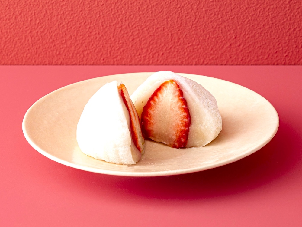 銀座甘楽「いちご大福」1個・税込み406円