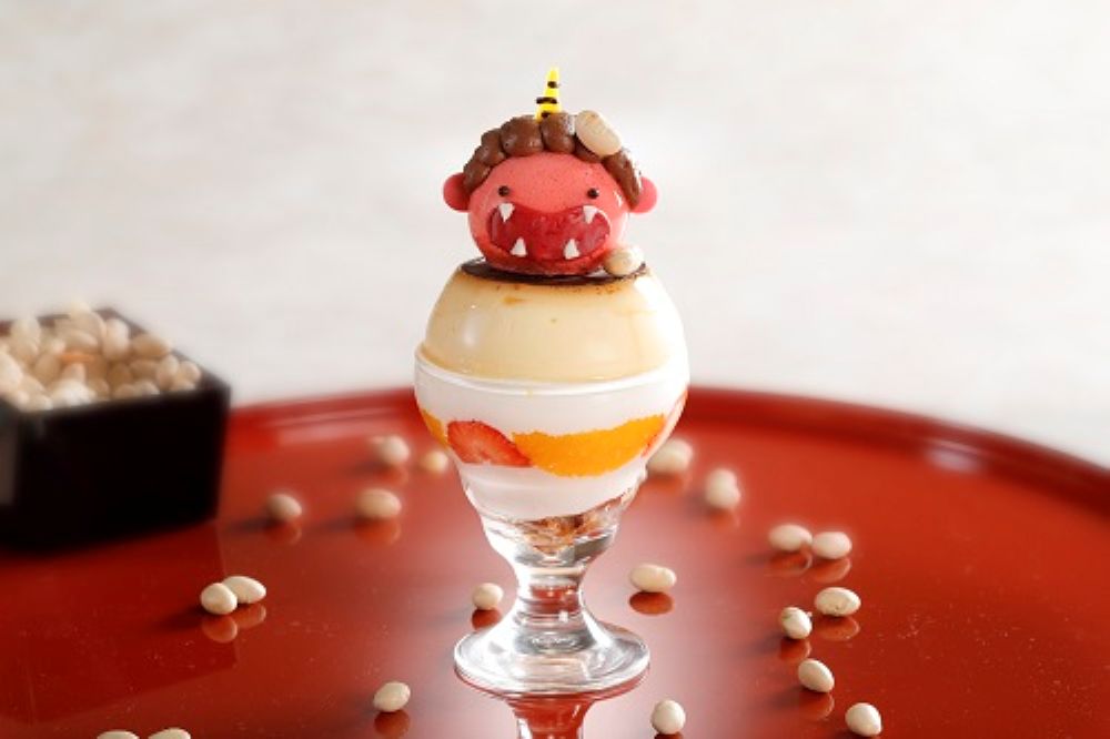 1月に販売する「ぷるプリンアラモード」税込み900円（サービス料含む）