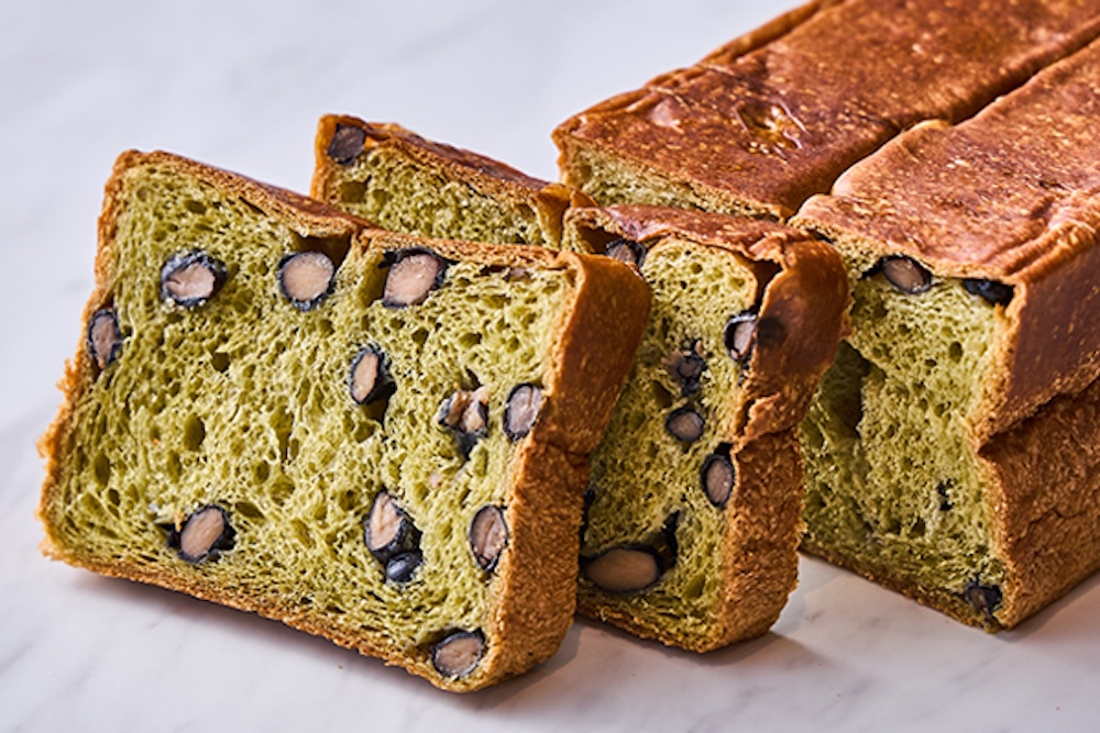 2026年1月6日〜2月28日に販売される「プレミアム　パン・ド・ミ　ｍ」シリーズの「～抹茶黒豆～」税込み600円