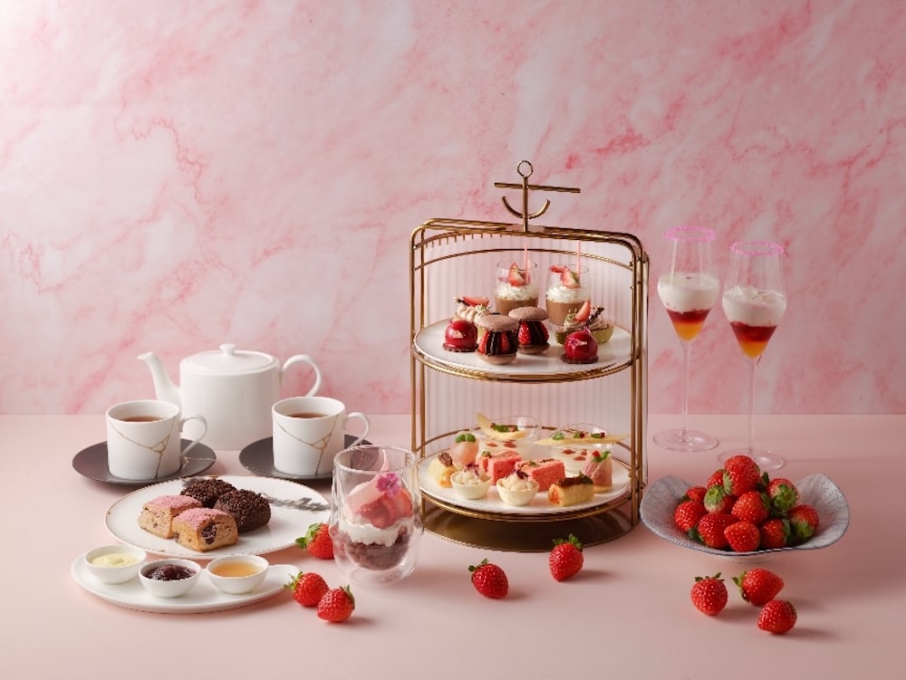 「恋するいちごアフタヌーンティー with リンツチョコレート」イメージ