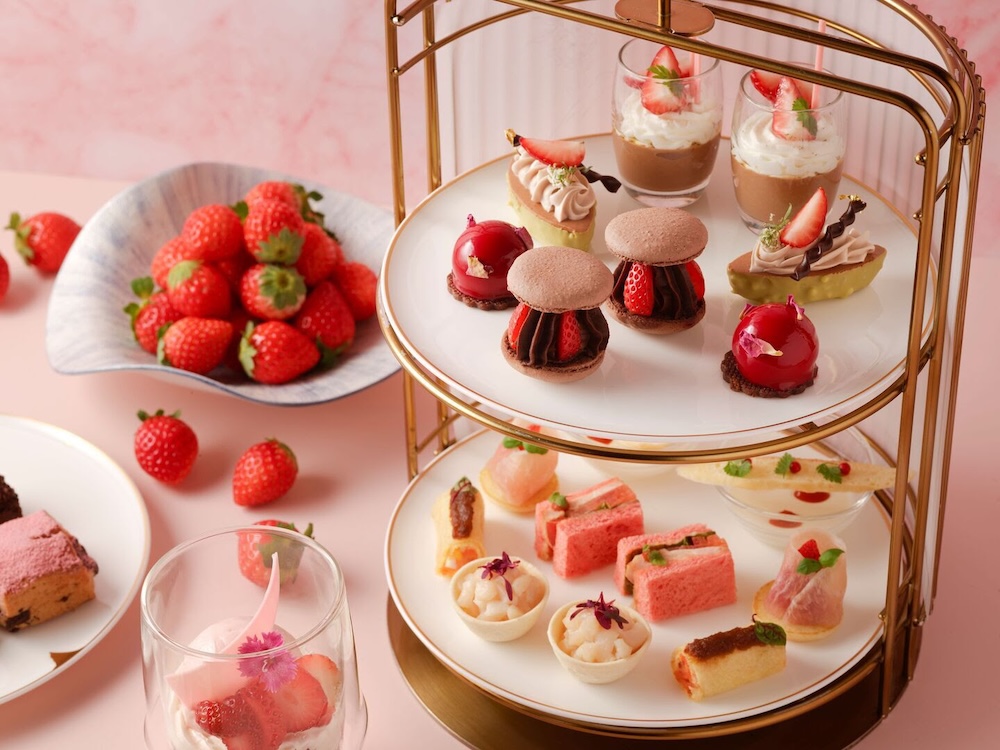 「恋するいちごアフタヌーンティー with リンツチョコレート」イメージ