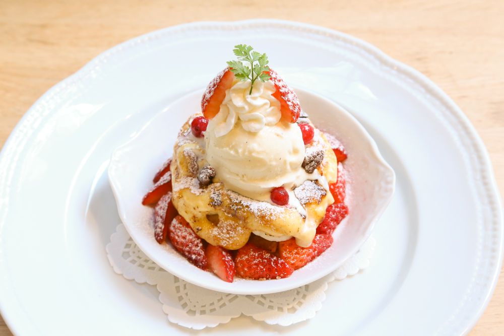 「苺のパイ・ア・ラ・モード」税込み1,408円