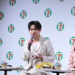 「クワトロチョコエクレア」を食べる綱啓永さん