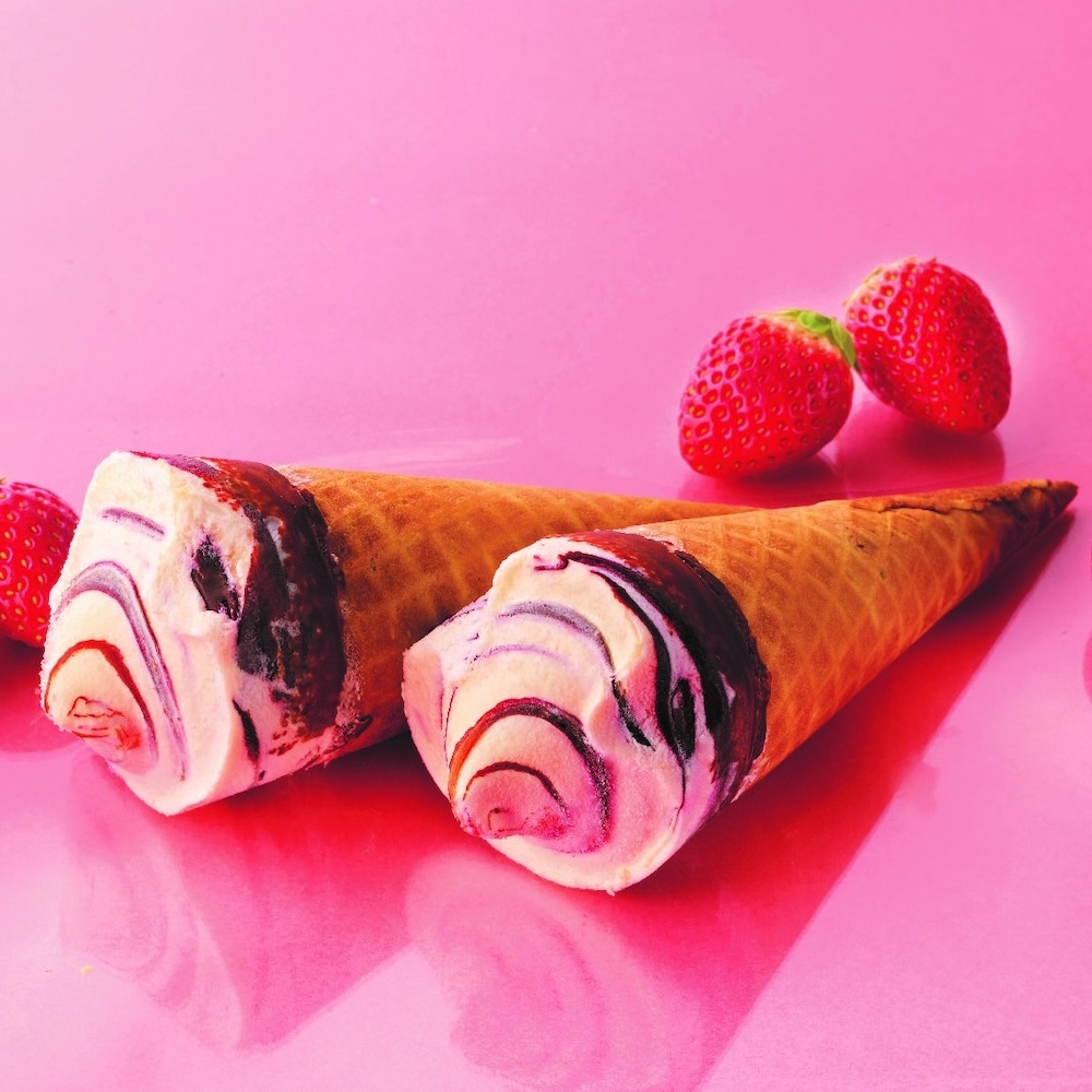 「チョコマカレッタ ザ ストロベリーソフト」1個・税込み183円〜