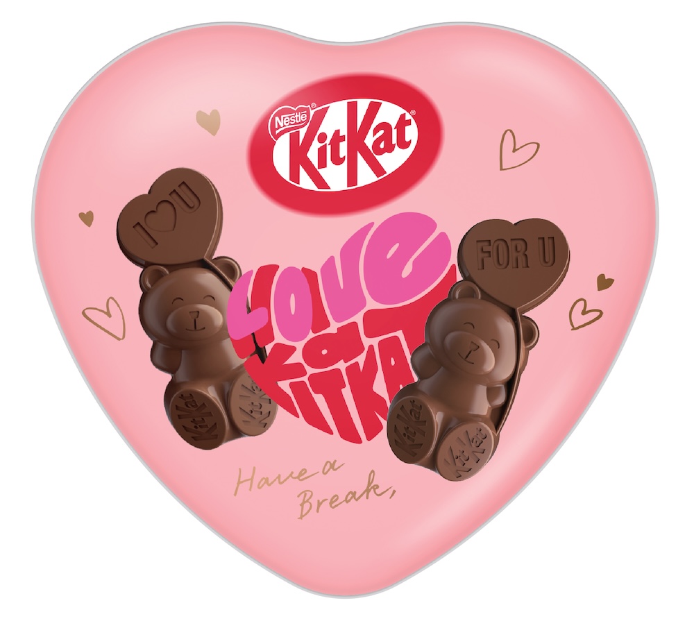 「キットカット ハートフルベアー ハート缶」税込み1,728円