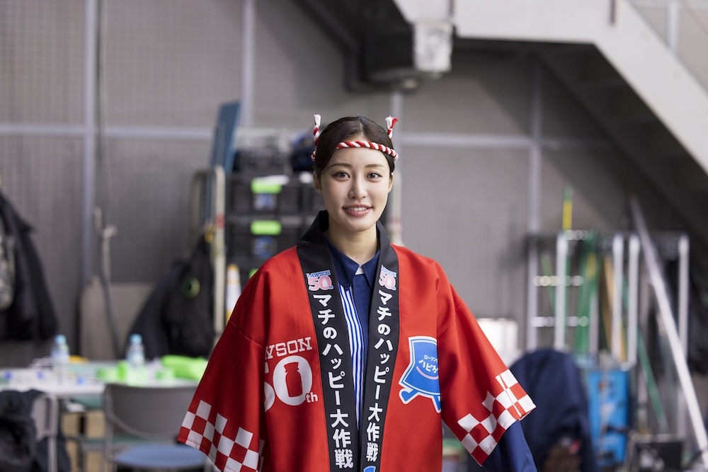 「今年も盛りすぎチャレンジでハピろー!」篇のメイキングビジュアルイメージ