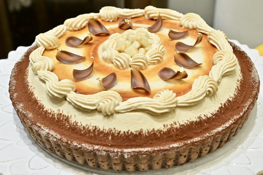 「チョコレートとキャラメルバナナのタルト」イメージ