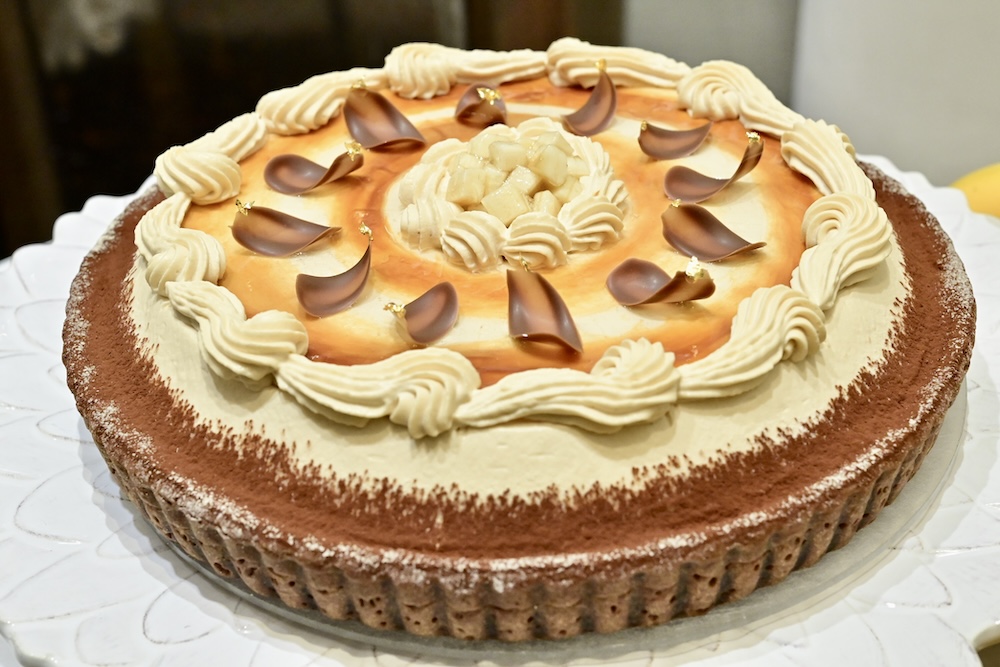 「チョコレートとキャラメルバナナのタルト」イメージ