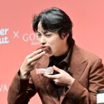 「Mister Donut×GODIVA」新商品発表会の様子