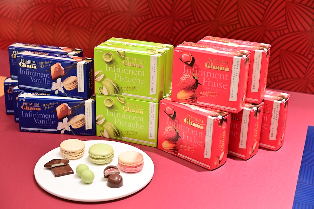 ロッテが展開するバレンタインシーズン向けチョコレート商品のイメージ