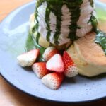 「柚子香る八女抹茶パンケーキ」税込み1,848円