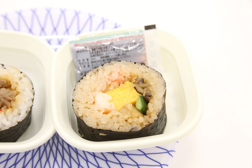 試食用の「銀座おのでら監修 特製恵方巻」イメージ