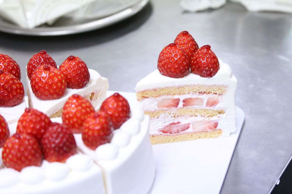 完成した「苺のショートケーキ・ブラン」イメージ