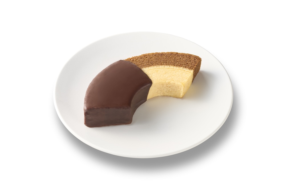 数量限定「2層のショコラバウムクーヘン チョコ＆プレーン」税込み258円